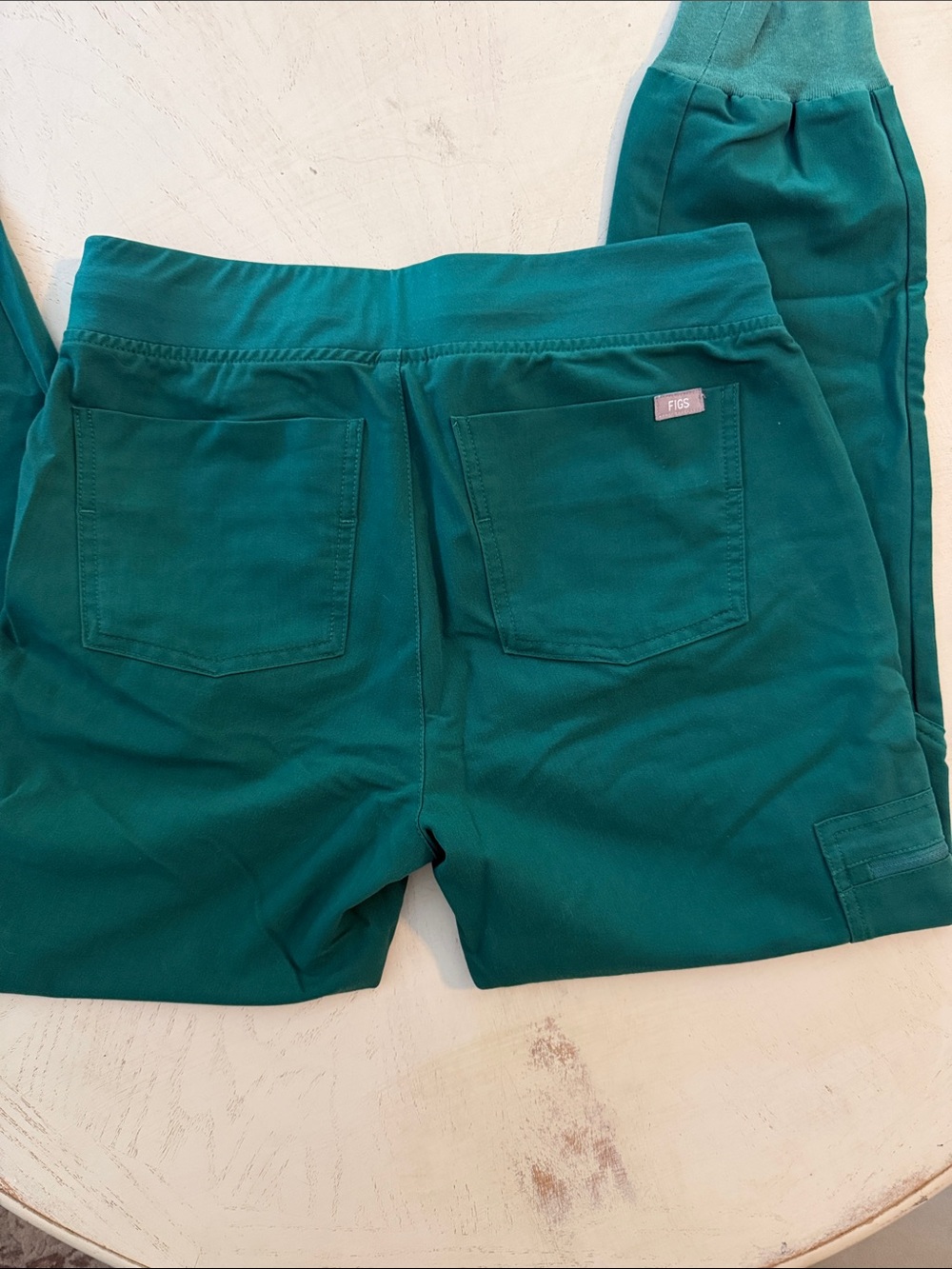 FIGS green XS scrubs set nursing medical uniform shirt pants - Picture 10 of 10